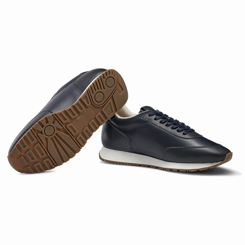 Russell And Bromley Out Run Lave Sneakers Herre Blå | XJK4282BI