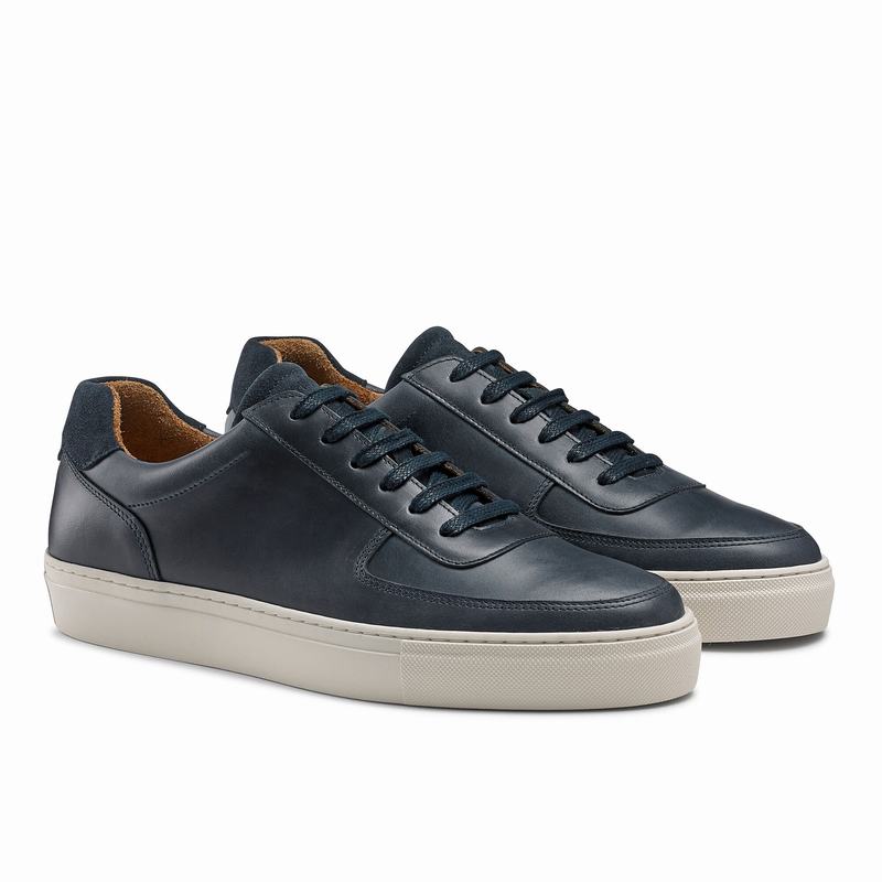 Russell And Bromley Outfield Lave Sneakers Herre Blå | QXL2845MS