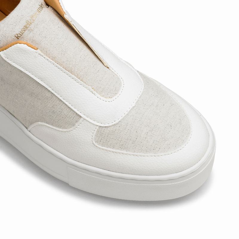 Russell And Bromley Park Ave Platform Sneakers Dame Hvide Hvide | ABD3942GC