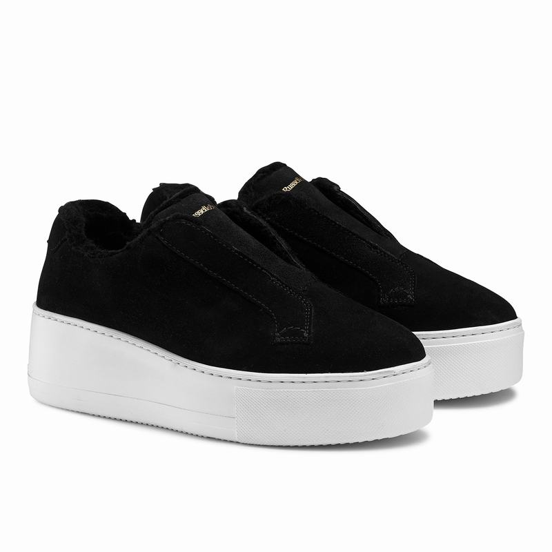 Russell And Bromley Park City Platform Sneakers Dame Sort | BAO3077FO