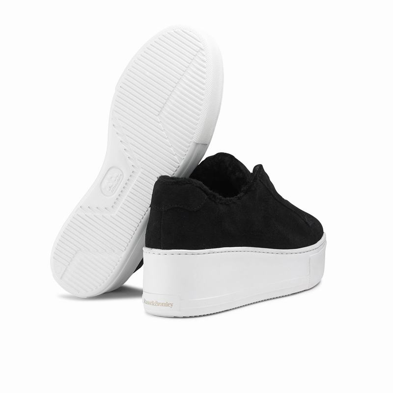 Russell And Bromley Park City Platform Sneakers Dame Sort | BAO3077FO