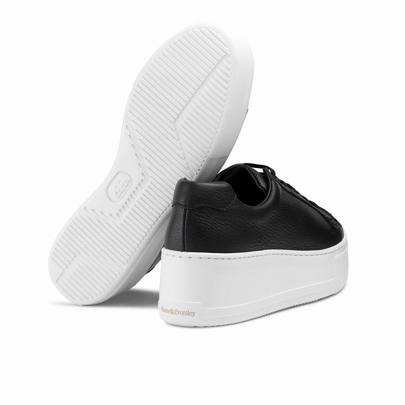 Russell And Bromley Park Life Platform Sneakers Dame Sort | CGN6899KG