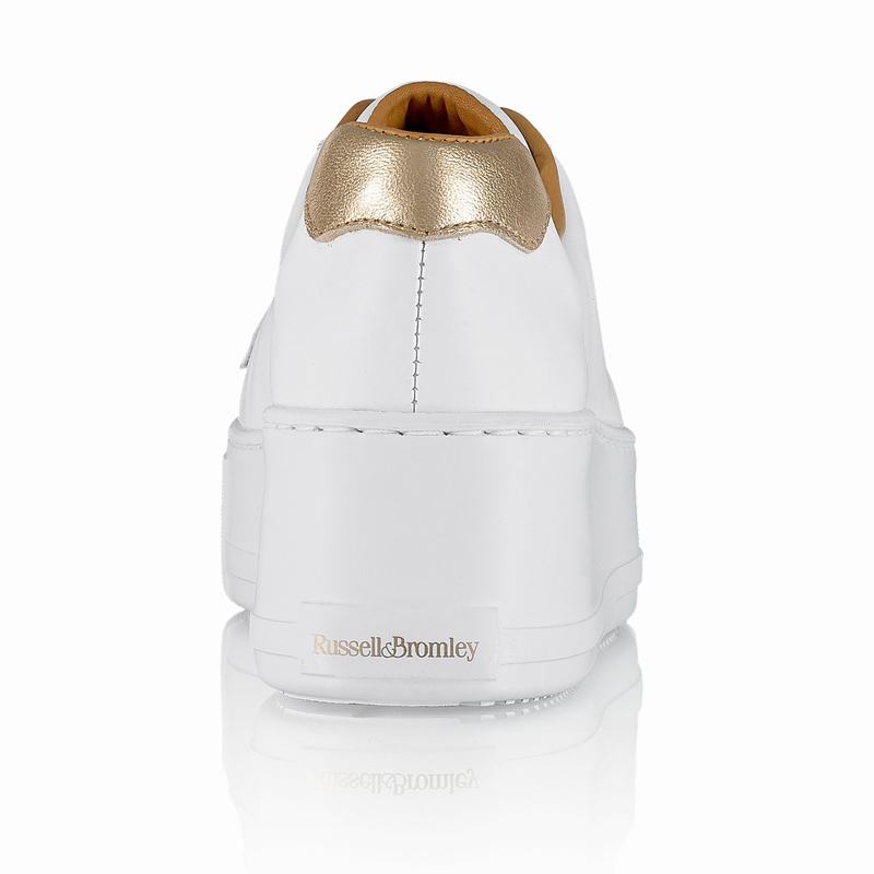 Russell And Bromley Park Life Platform Sneakers Dame Hvide | EON5634EN