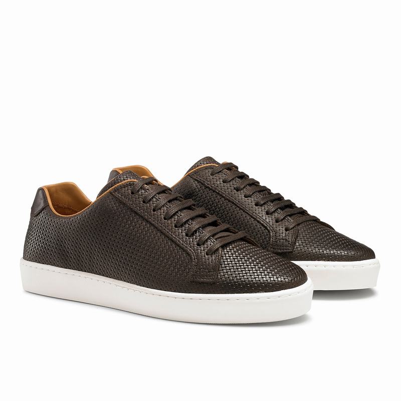 Russell And Bromley Park Run Lave Sneakers Herre Brune | FNN8099OY