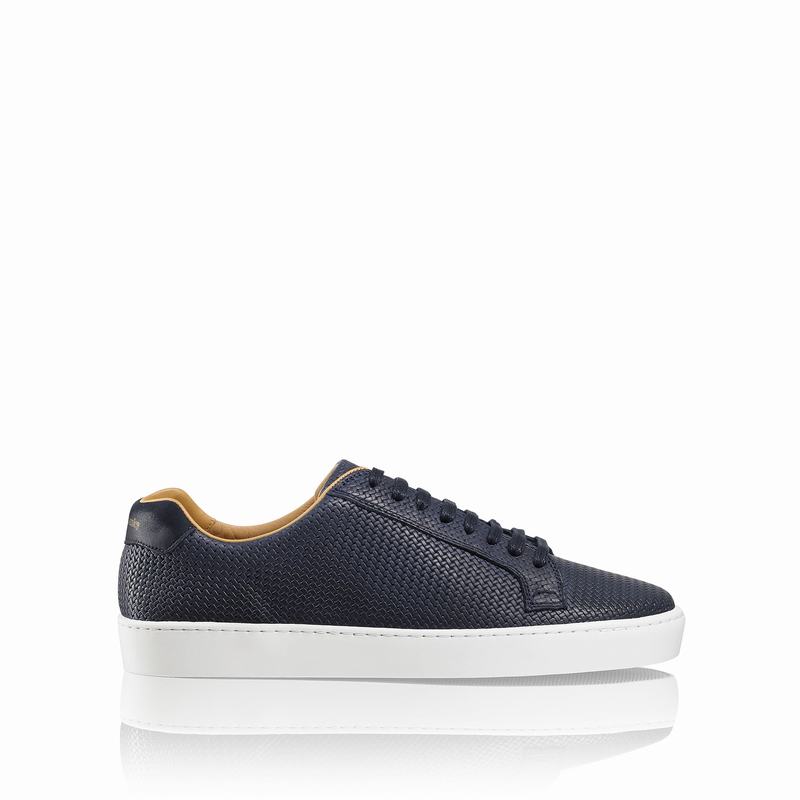 Russell And Bromley Park Run Lave Sneakers Herre Blå | HYW1987BQ