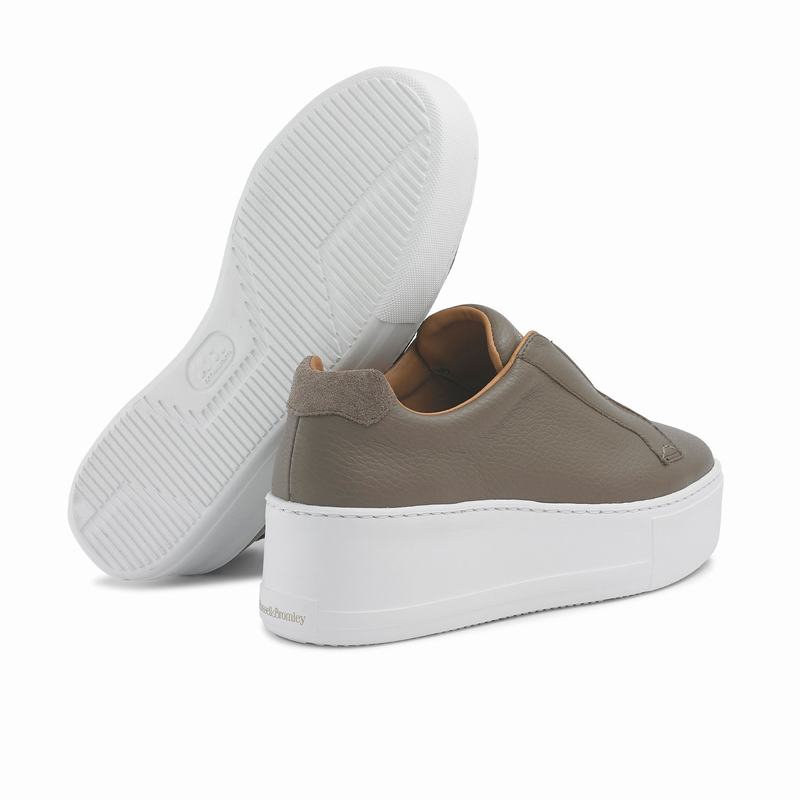 Russell And Bromley Park Up Platform Sneakers Dame Brune | GKJ3083DE