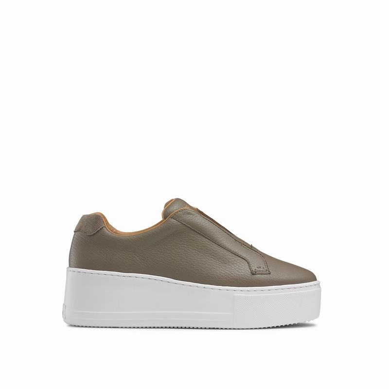 Russell And Bromley Park Up Platform Sneakers Dame Brune | GKJ3083DE