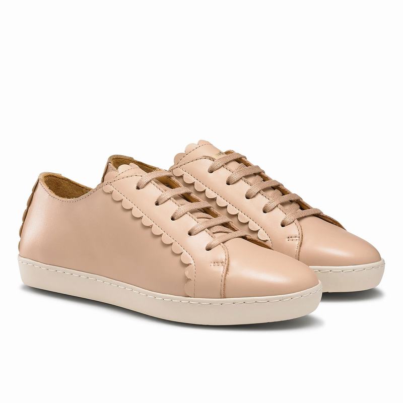 Russell And Bromley Peony Lave Sneakers Dame Lyserød | DOH1450EM