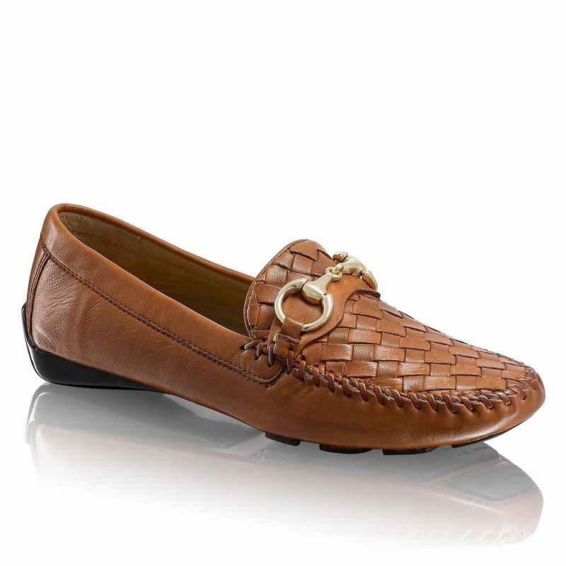 Russell And Bromley Perlata Mokkasiner Dame Brune | DKE5215LF