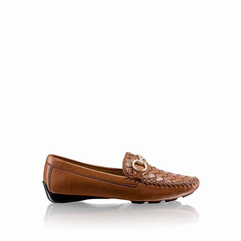 Russell And Bromley Perlata Mokkasiner Dame Brune | DKE5215LF