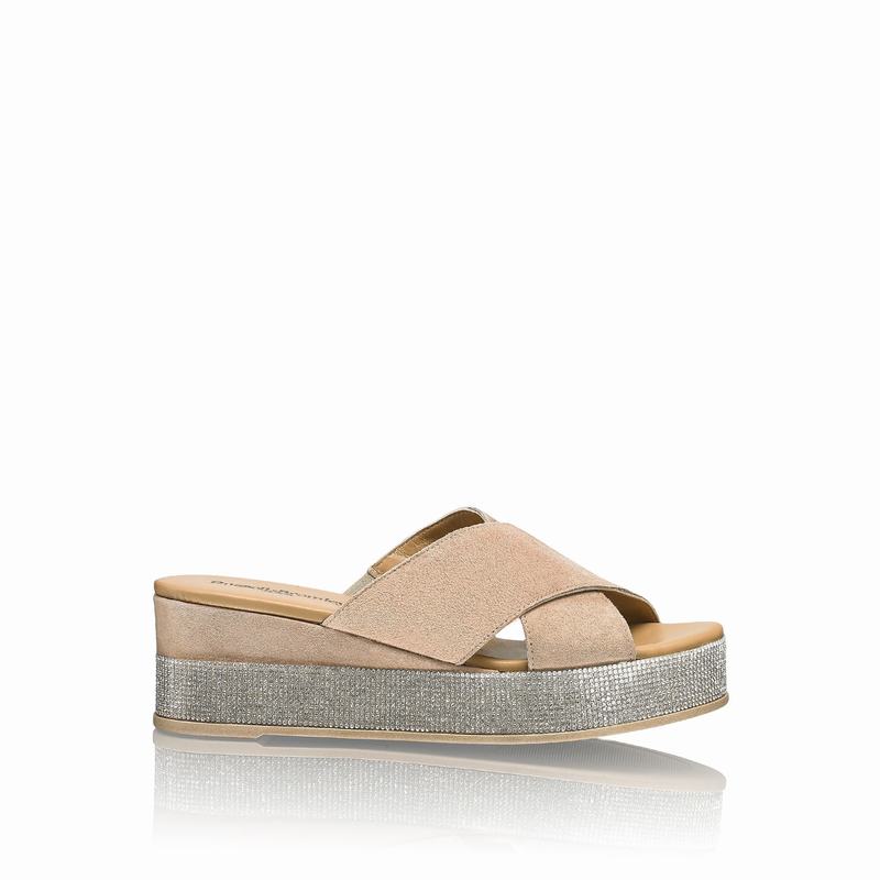 Russell And Bromley Plaza Luxe Kilehæl Sandaler Dame Brune | OUX7513WG