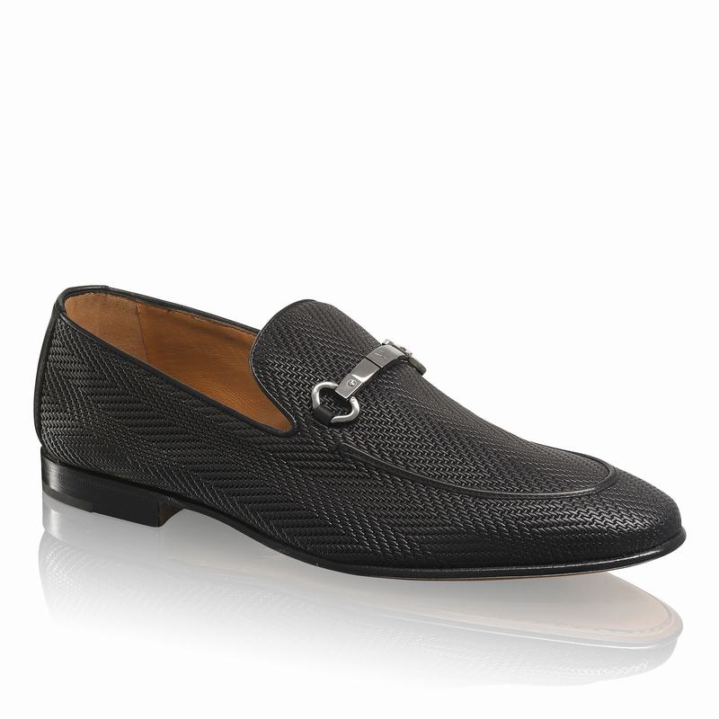 Russell And Bromley Pluto Mokkasiner Herre Sort | LFK6012TB