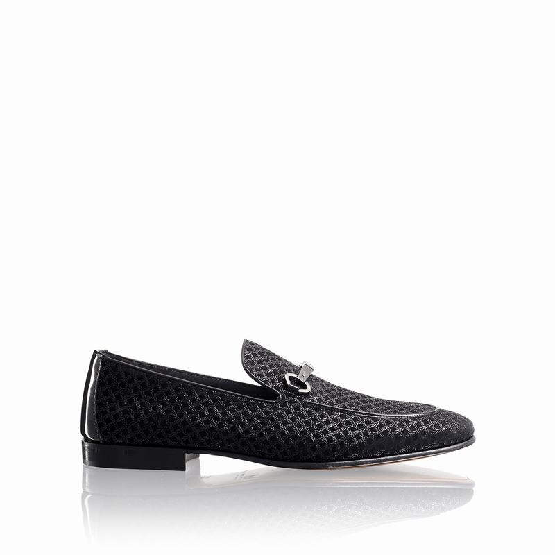 Russell And Bromley Pluto Mokkasiner Herre Sort | RPC4635GI