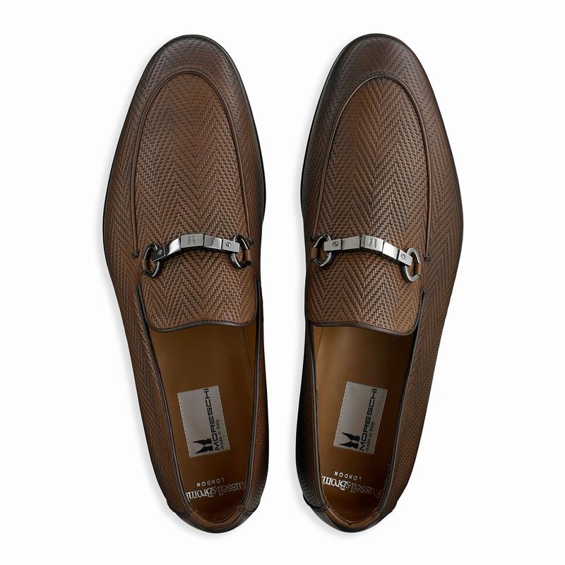 Russell And Bromley Pluto Mokkasiner Herre Brune | THP2410NW