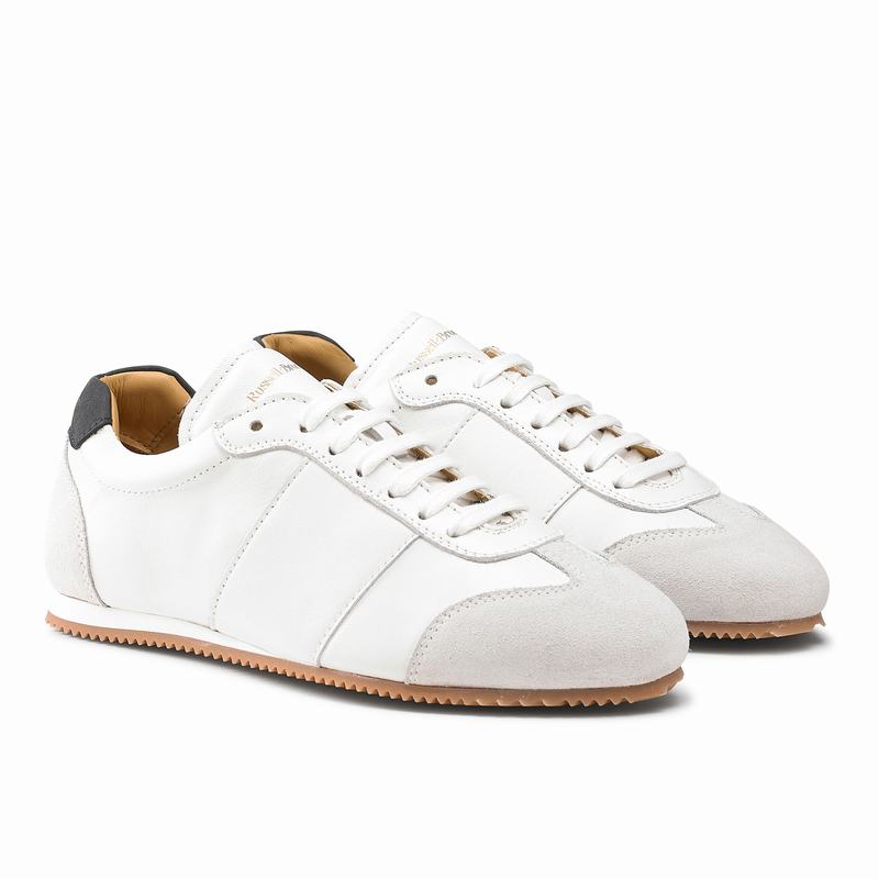 Russell And Bromley Pop Up Lave Sneakers Dame Hvide | PCL9041UI