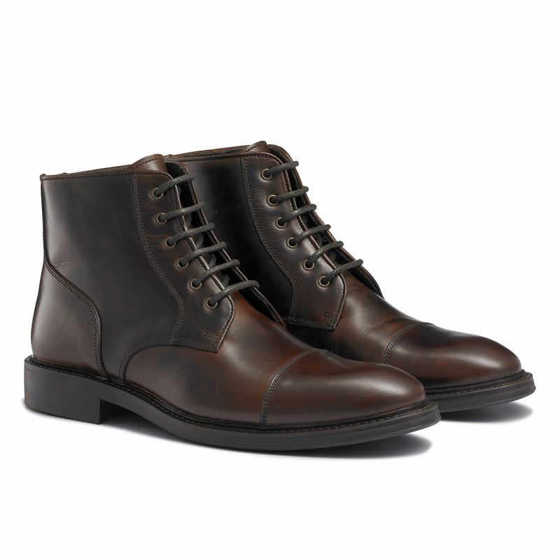 Russell And Bromley Portobello Snørestøvler Herre Brune | THH4340PU