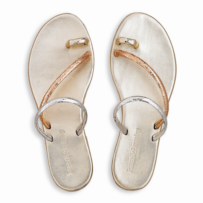 Russell And Bromley Quartz Sandaler Dame Metallic | AMY381NK