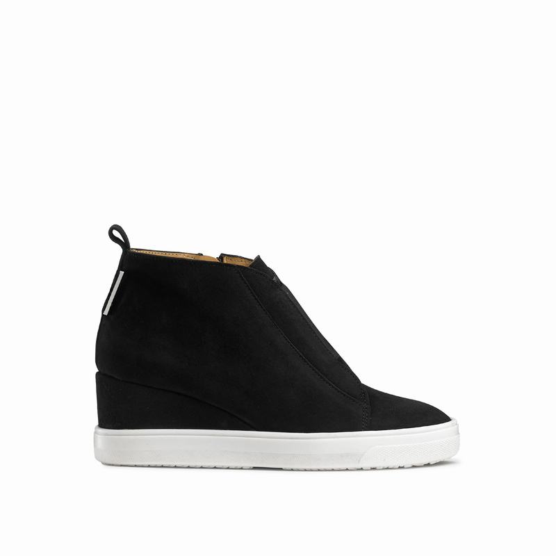 Russell And Bromley Ready Set Platform Sneakers Dame Sort | CEF3071JI