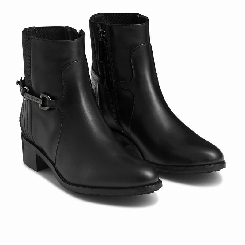 Russell And Bromley Rein Fall Ankelstøvler Dame Sort | PVH736ML