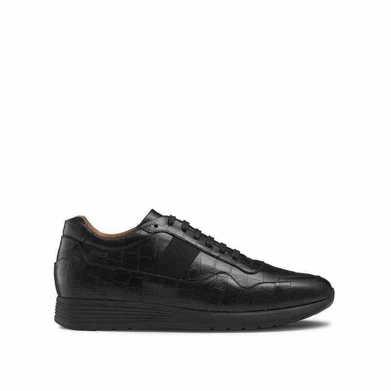 Russell And Bromley Run Time Lave Sneakers Herre Sort | JMJ5461TC