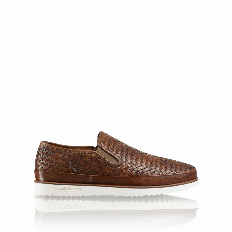 Russell And Bromley Sanmarino Slip On Sko Herre Brune | FUD954IS