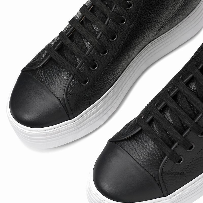 Russell And Bromley Saturn Hi Høje Sneakers Dame Sort | GJP8423ZO