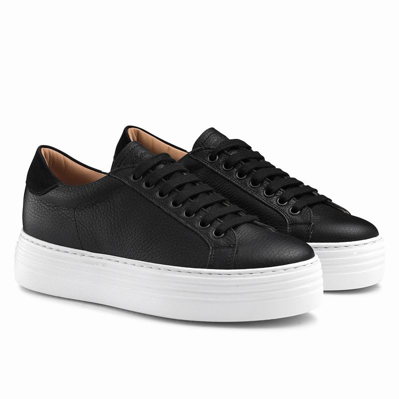 Russell And Bromley Saturn Platform Sneakers Dame Sort | WSR117LE