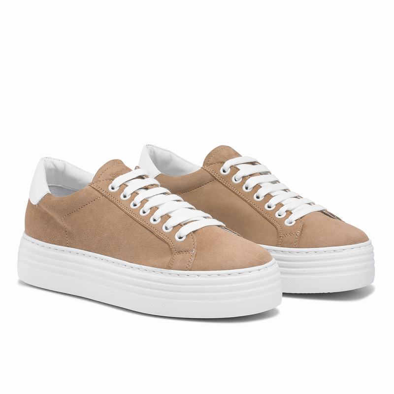 Russell And Bromley Saturn Platform Sneakers Dame Brune | XCF6529KY