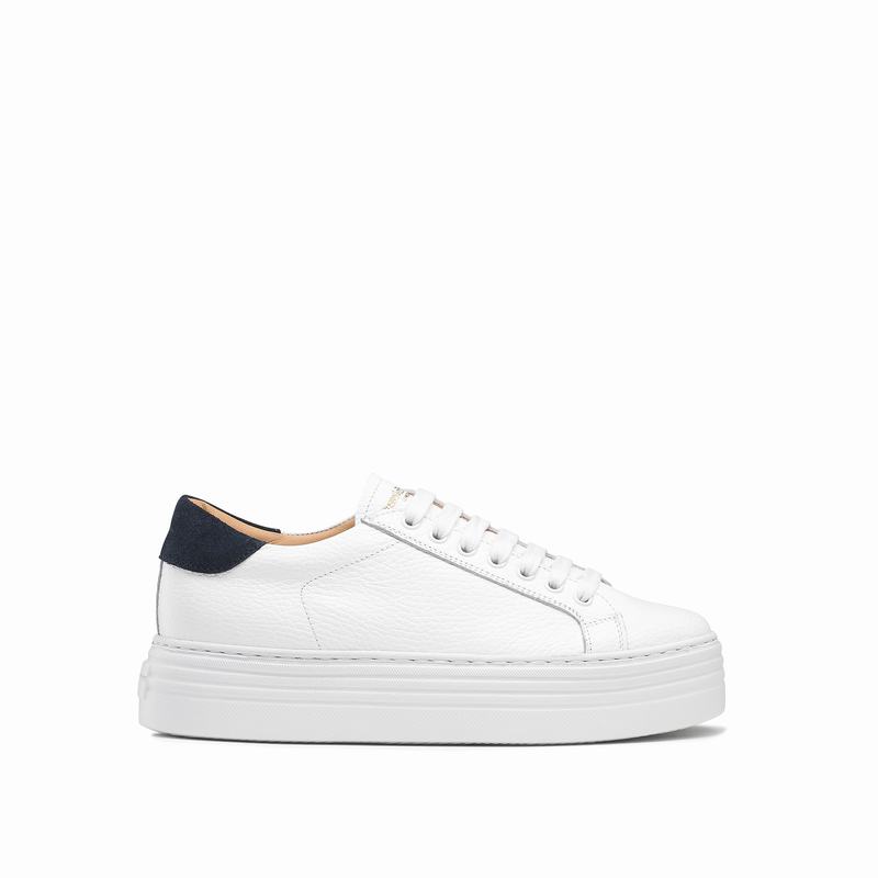 Russell And Bromley Saturn Platform Sneakers Dame Hvide | ZOB4951XZ