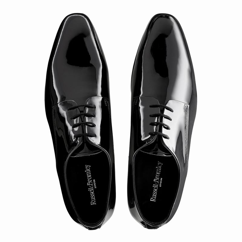 Russell And Bromley Sinatra Derby Schuhe Herre Sort | GNP6040BY