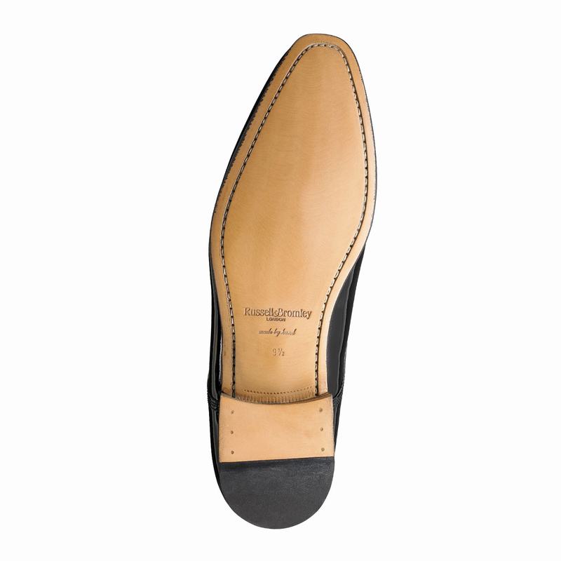 Russell And Bromley Sinatra Derby Schuhe Herre Sort | GNP6040BY