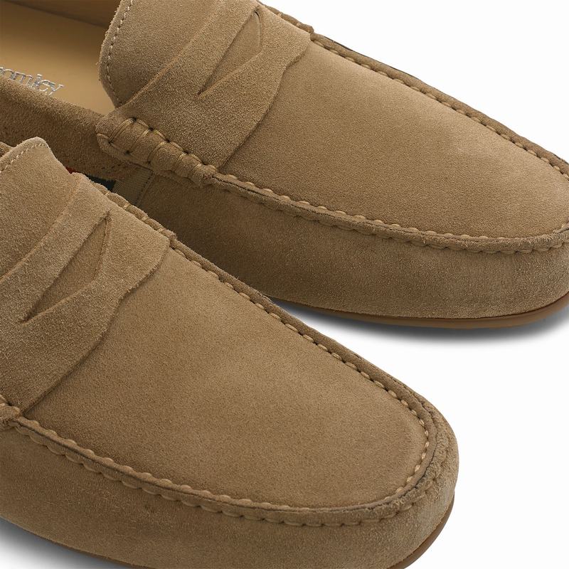 Russell And Bromley Soft Wear Mokkasiner Herre Khaki | AFQ950TL