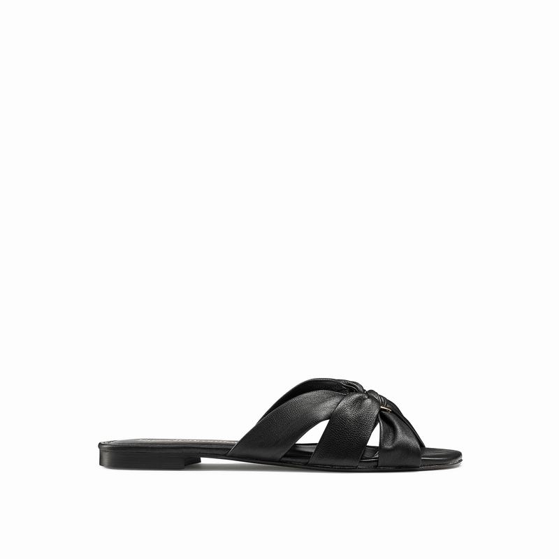 Russell And Bromley Softknot Mules Dame Sort | TZP8242IP