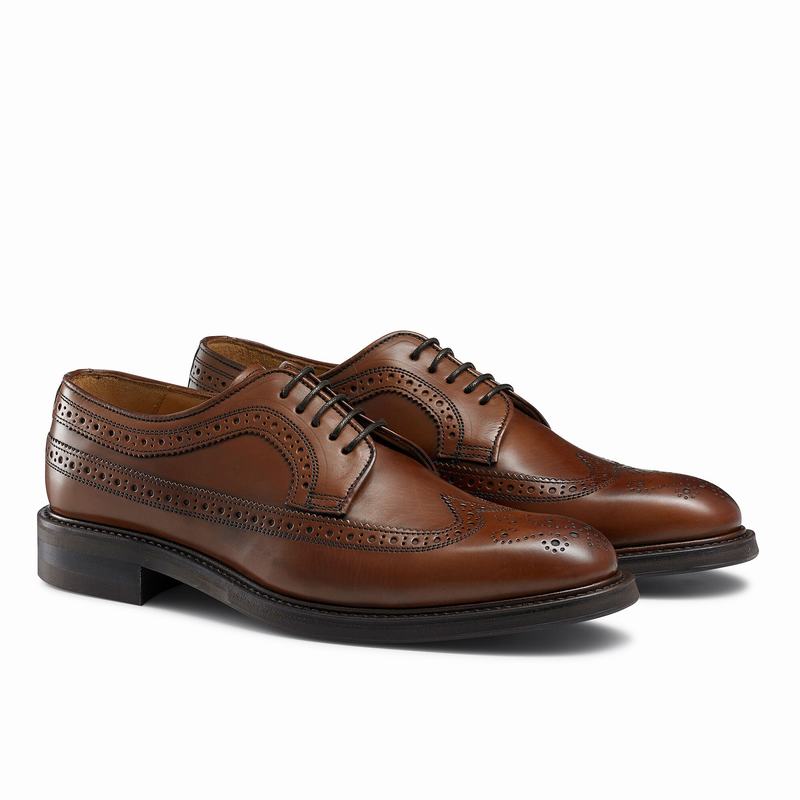 Russell And Bromley Southport Derby Schuhe Herre Brune | RJN6292HG