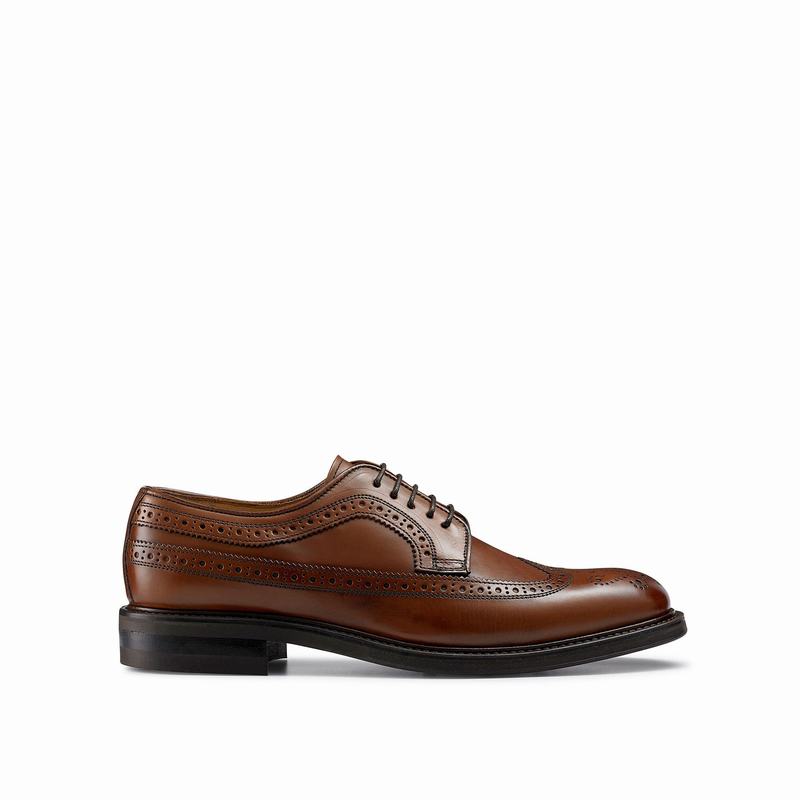 Russell And Bromley Southport Derby Schuhe Herre Brune | RJN6292HG