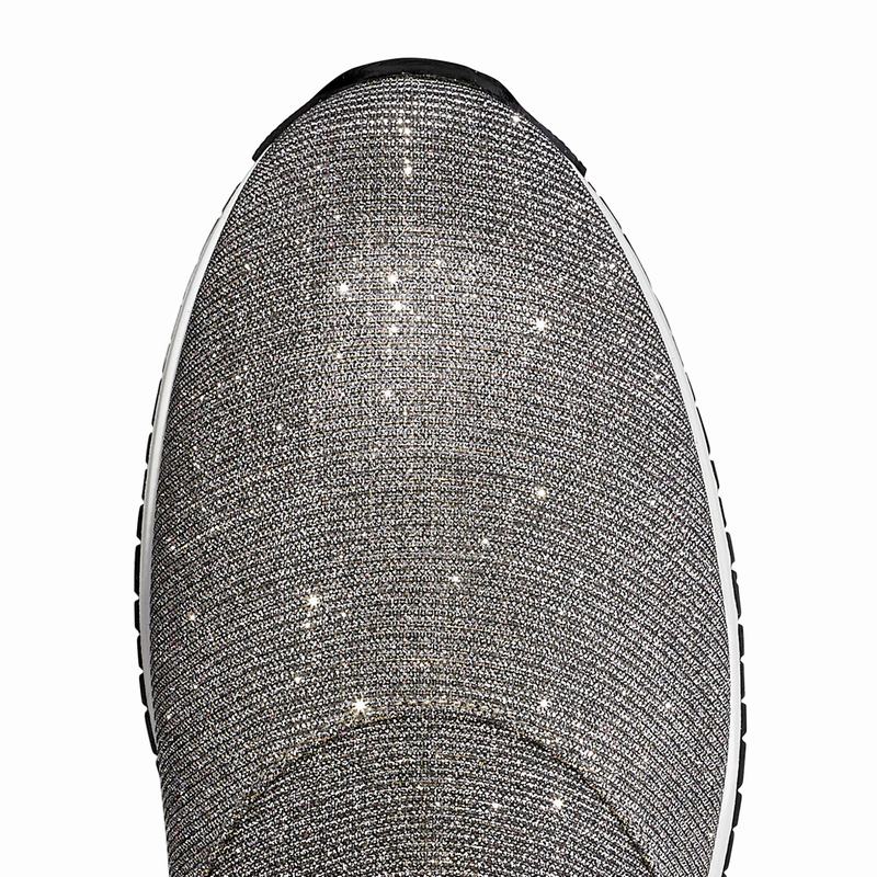 Russell And Bromley Stretchout Slip On Sneakers Dame Metallic | YAA4869AM