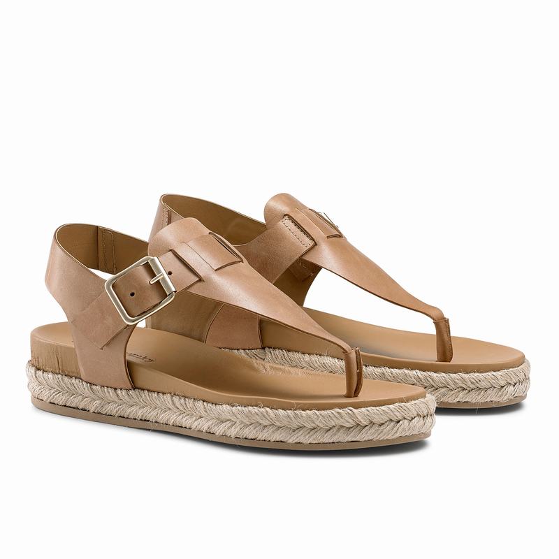 Russell And Bromley Surfside Espadrillos Dame Brune | QBG3952OT