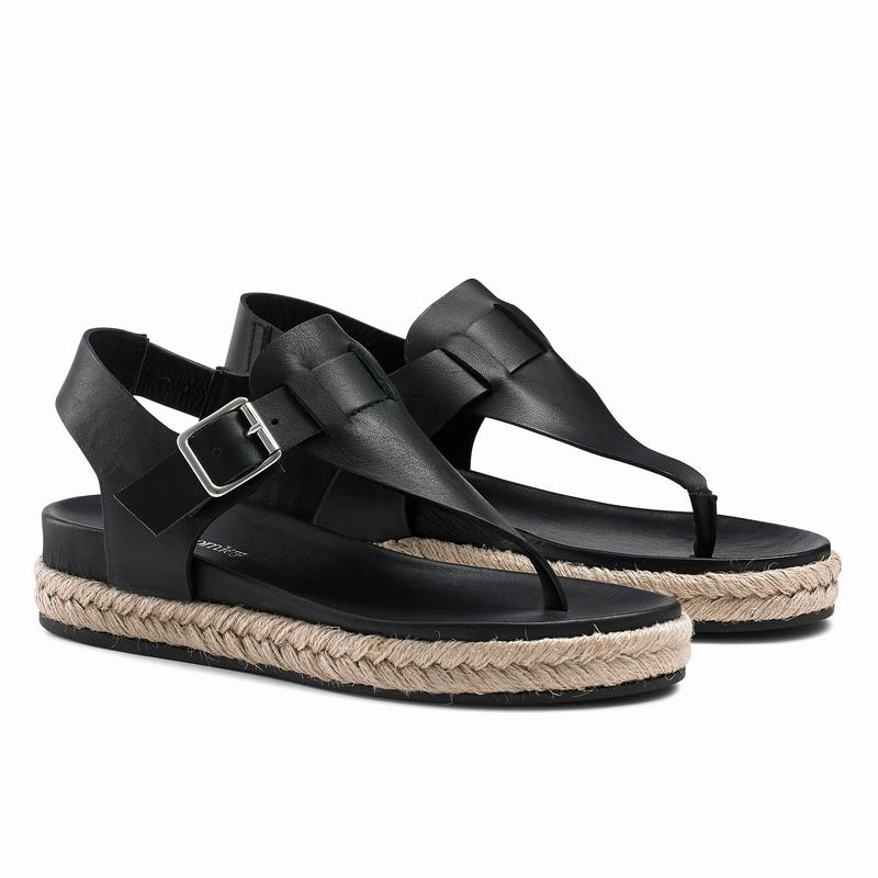 Russell And Bromley Surfside Espadrillos Dame Sort | TVS6238NZ