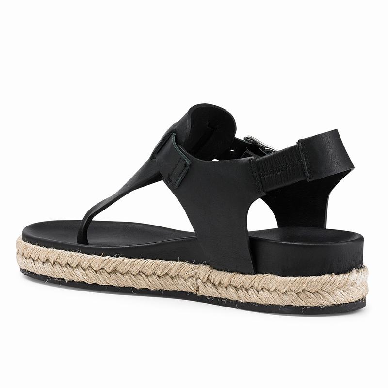 Russell And Bromley Surfside Espadrillos Dame Sort | TVS6238NZ