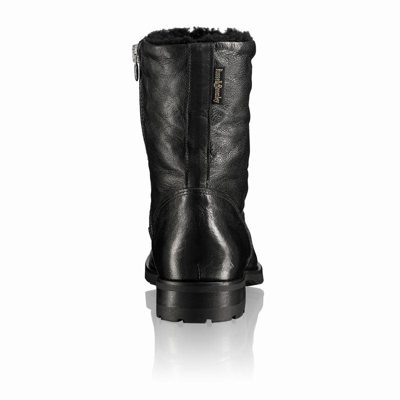 Russell And Bromley Teddy Ankelstøvler Dame Sort | AVG4762BY