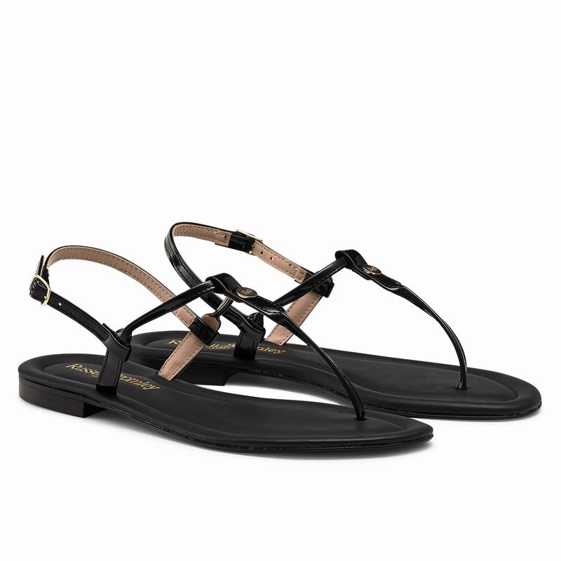 Russell And Bromley Thongbird Sandaler Dame Sort | CAG6247EY