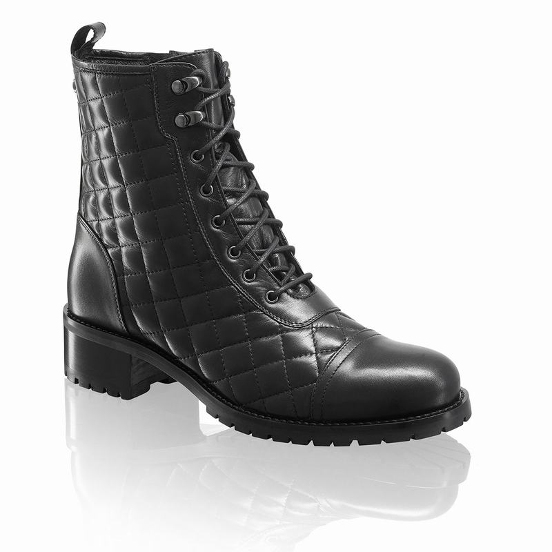 Russell And Bromley Toughstuff Snørestøvler Dame Sort | SUW5955DP