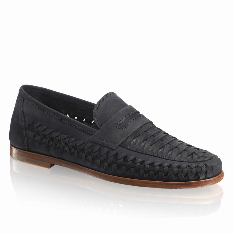 Russell And Bromley Uppercut Slip On Sko Herre Blå | FNO368XH