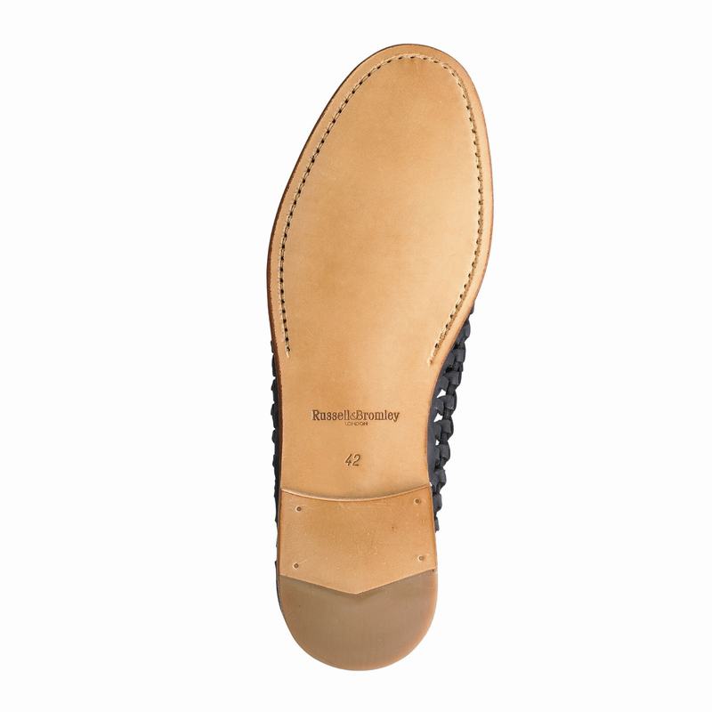 Russell And Bromley Uppercut Slip On Sko Herre Blå | FNO368XH