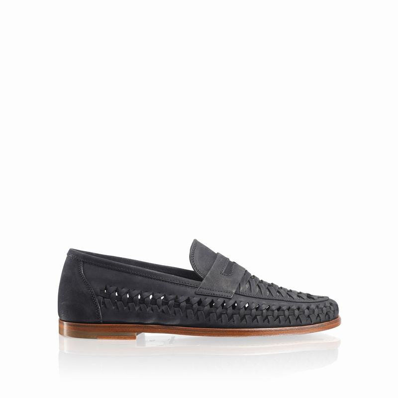 Russell And Bromley Uppercut Slip On Sko Herre Blå | FNO368XH