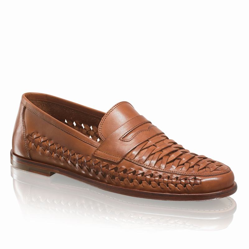 Russell And Bromley Uppercut Slip On Sko Herre Brune | SBY5862RU