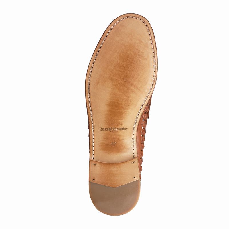 Russell And Bromley Uppercut Slip On Sko Herre Brune | SBY5862RU