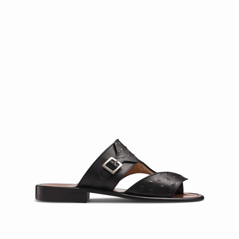 Russell And Bromley Valentia Sandaler Herre Sort | FJZ5481WK