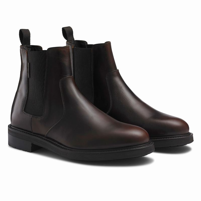 Russell And Bromley Wayside Chelsea Støvler Herre Brune | YLG1255EW