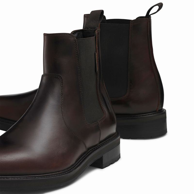 Russell And Bromley Wayside Chelsea Støvler Herre Brune | YLG1255EW